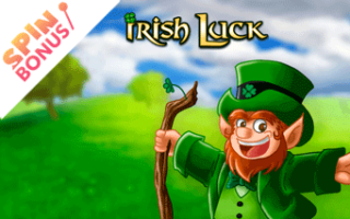 irish luck online slot logo