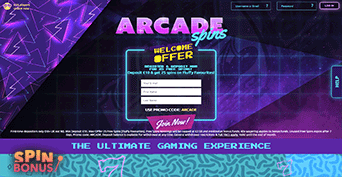 arcade spins website