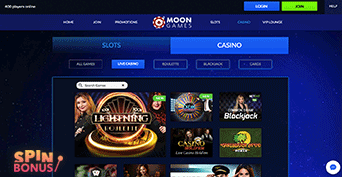 Moon Games Live Casino