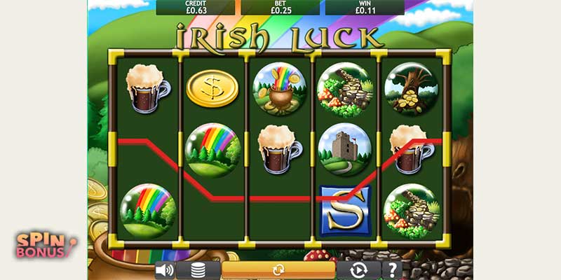 irish luck slot features
