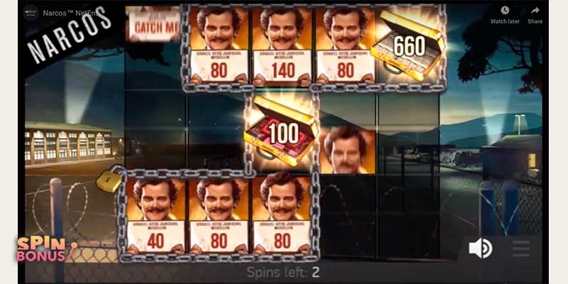 narcos slot features