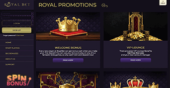 Royal Bet Bonuses