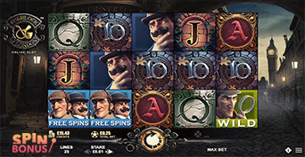 Sherlock London Slot Gameplay