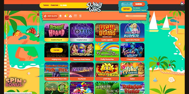 Sunny Wins Casino slots